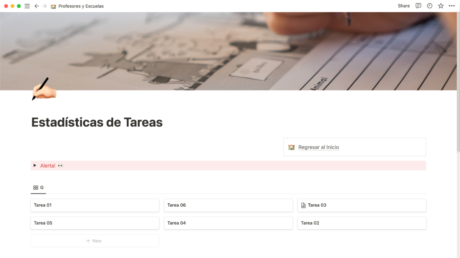 Estadísticas de Tareas